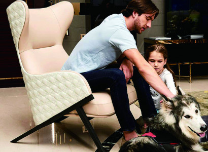 Armchair Design Couch Sofa Seat Luxury Beige New Relax Leather Lounge Club Upholstery